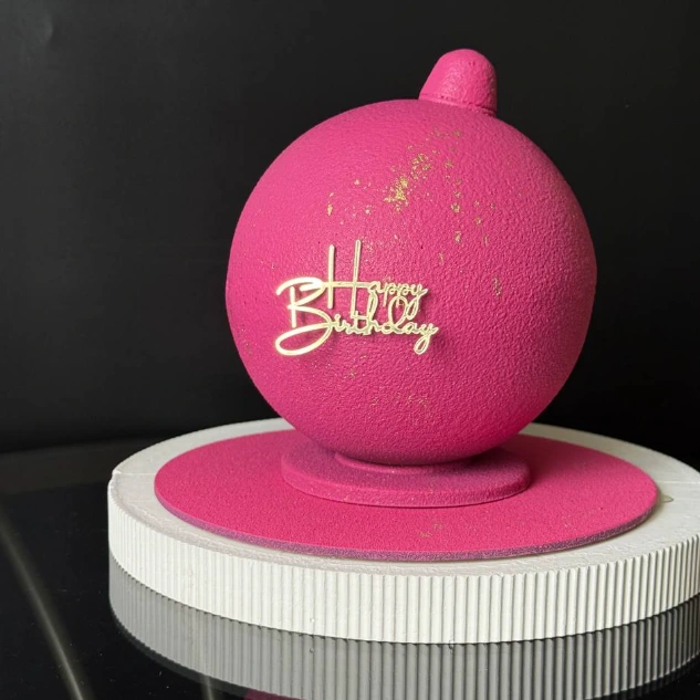 Розовая бомба  - кондитерская TestifyTest в Комсомольск-на-Амуре заказать торт десерт пирожное онлайн