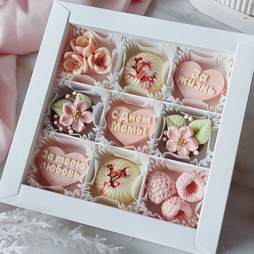 Шоколадный набор "С Днем мамы" - кондитерская Кондитерское ПоЛе в Санкт-Петербург заказать торт десерт пирожное онлайн