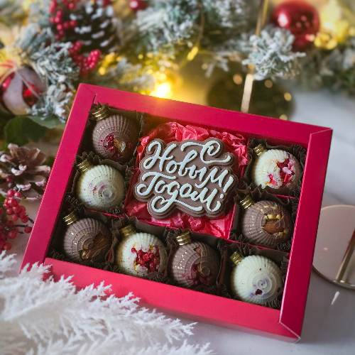 С новым годом - кондитерская Кондитерское ПоЛе в Санкт-Петербург заказать торт десерт пирожное онлайн