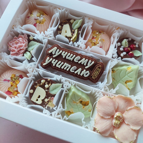 Лучшему учителю - кондитерская Кондитерское ПоЛе в Санкт-Петербург заказать торт десерт пирожное онлайн