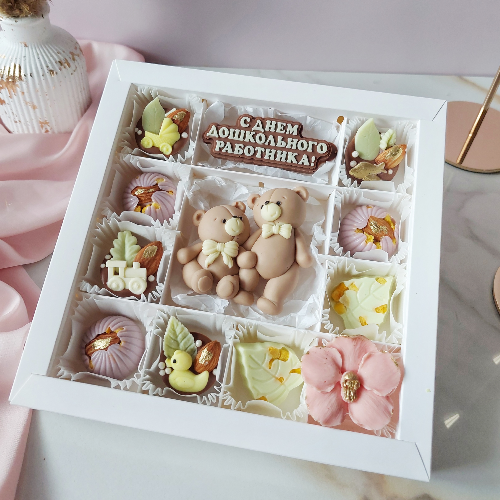 С Днем дошкольного работника - кондитерская Кондитерское ПоЛе в Санкт-Петербург заказать торт десерт пирожное онлайн