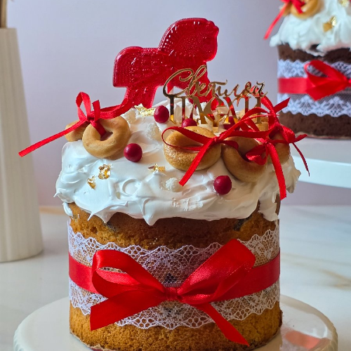 Кулич "Лошадка" - кондитерская Кондитерское ПоЛе в Санкт-Петербург заказать торт десерт пирожное онлайн