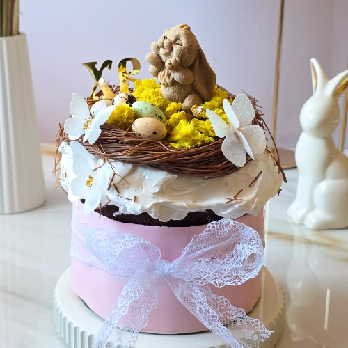 Кулич "Зайка" - кондитерская Кондитерское ПоЛе в Санкт-Петербург заказать торт десерт пирожное онлайн